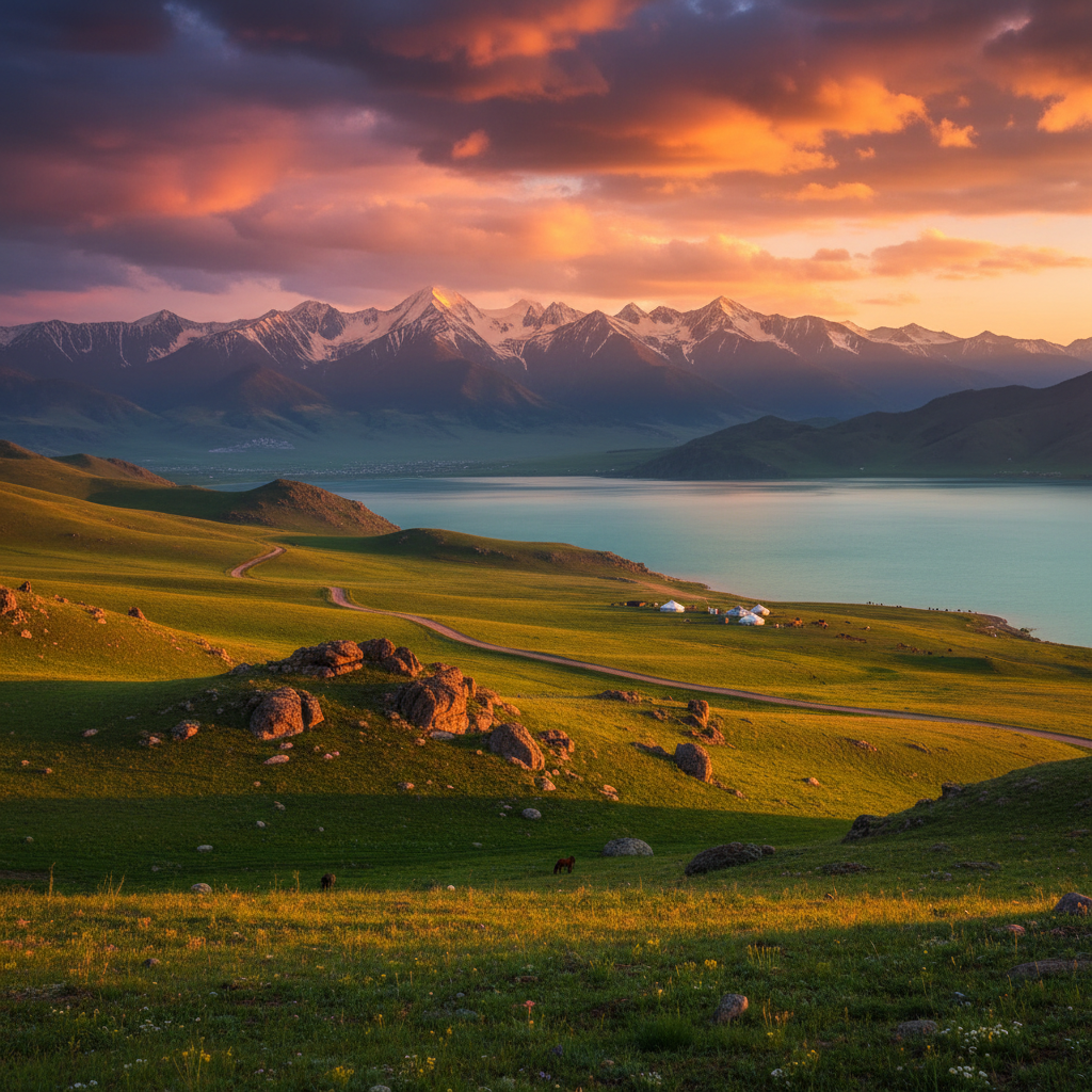 Kyrgyzstan landscape