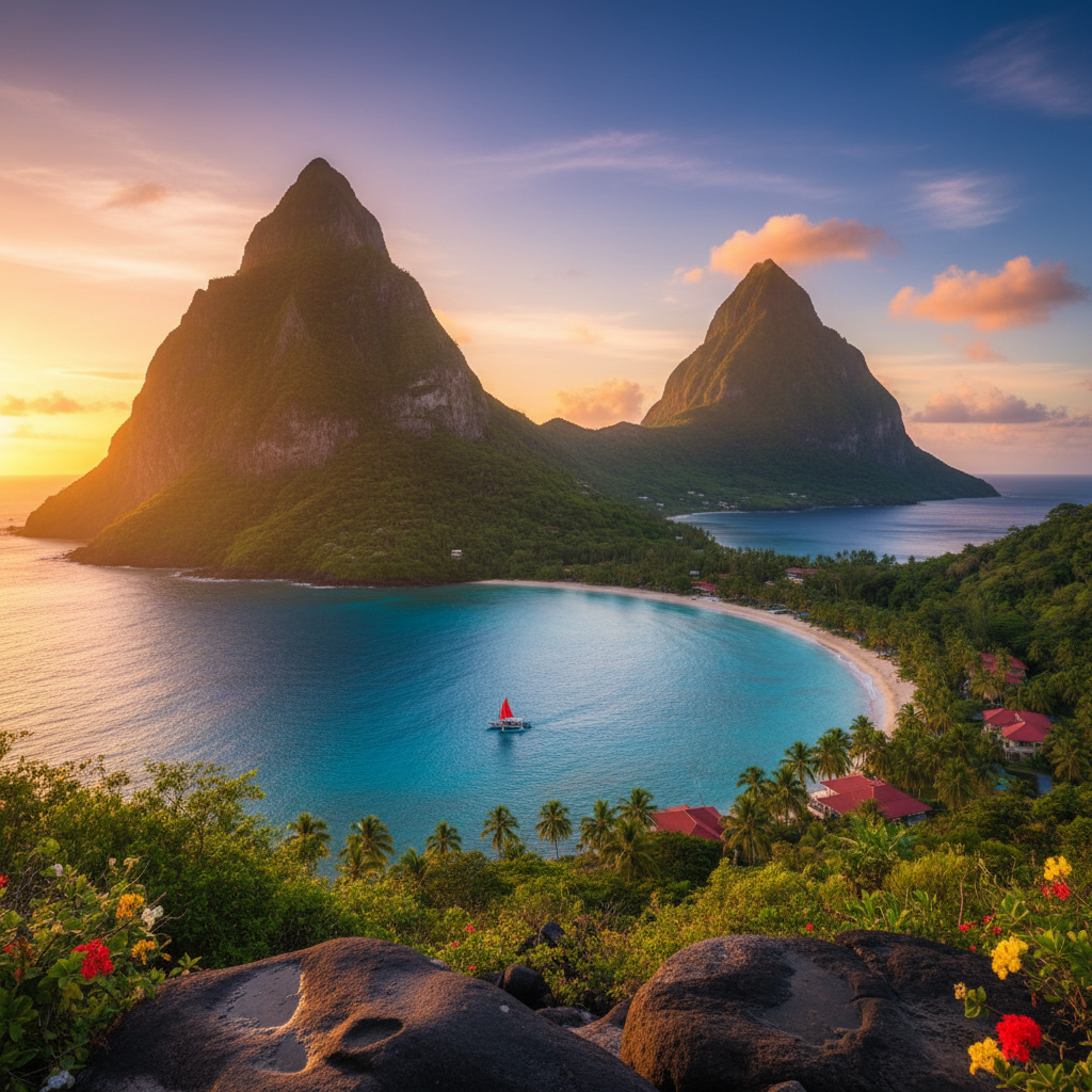 Saint Lucia landscape