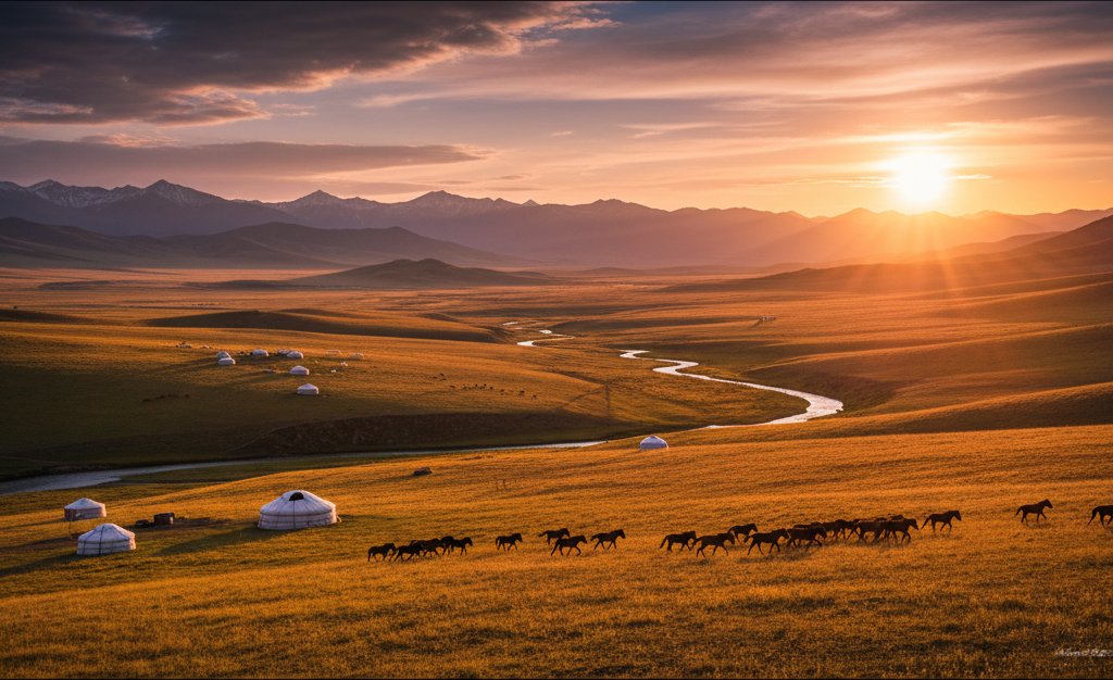 Mongolia landscape