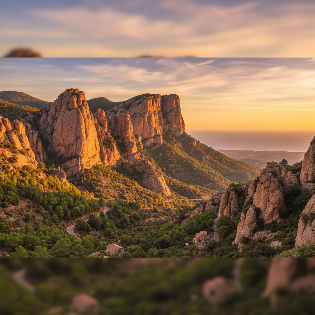 Montserrat landscape