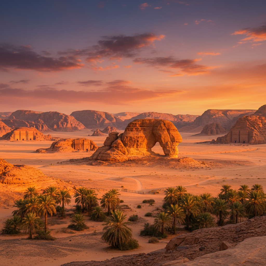 Saudi Arabia landscape